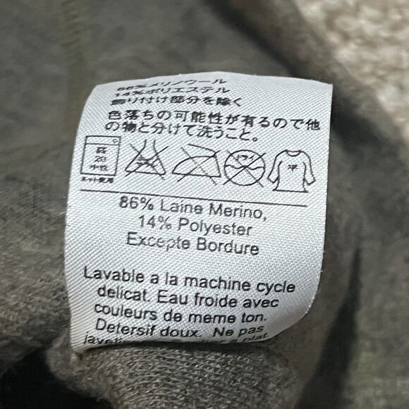 Ibex 1/2 Zip Sweater Men’s Large New Zealand Merino Wool Blend Brown USA - Picture 6 of 10